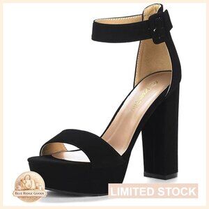 Platform Heel Sandals Open Toe Ankle Strap Elegant Wedding Party Dress Shoes